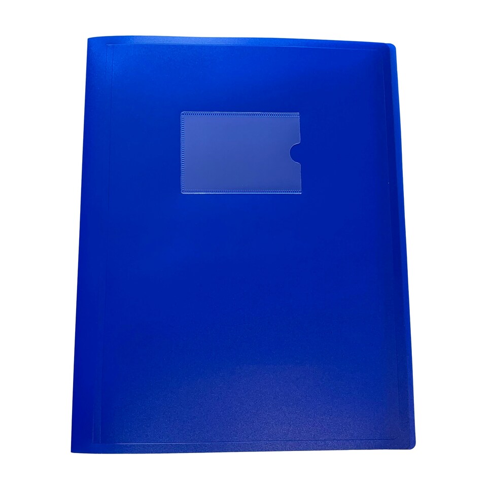 image 1 of A4 Blue Flexible Cover 150 Pocket Display Book