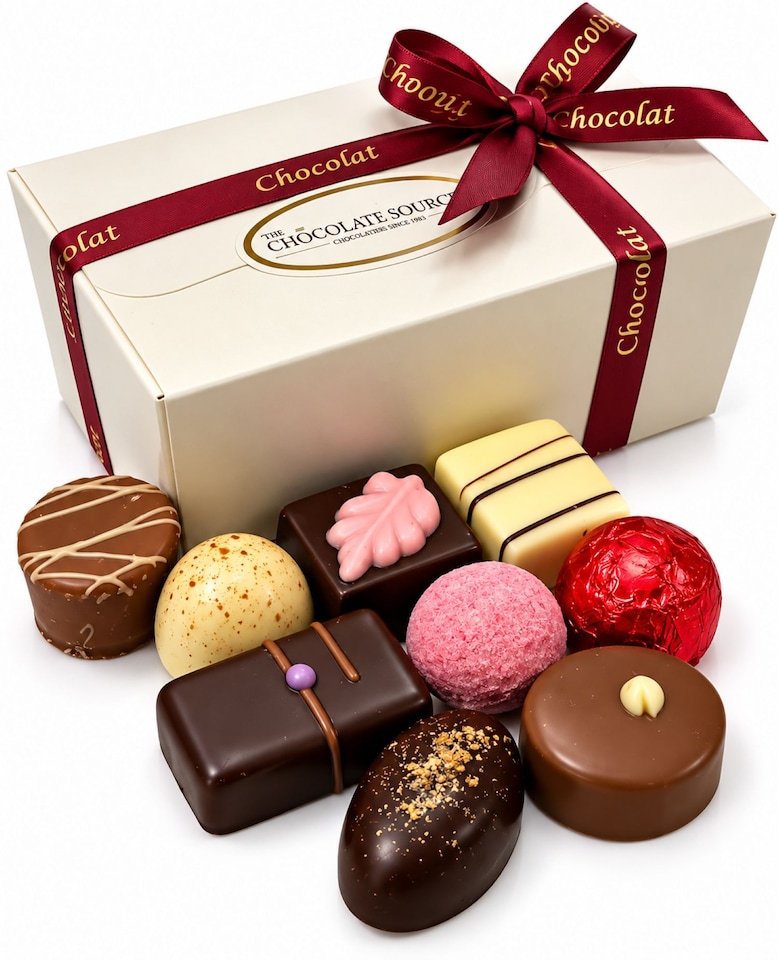 image 1 of The Chocolate Source Assorted Belgian Chocolates gift box 200g