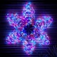 image 1 of 1.2m Twinkling Starburst Snowflake Christmas decoration with 960 Rainbow LEDs