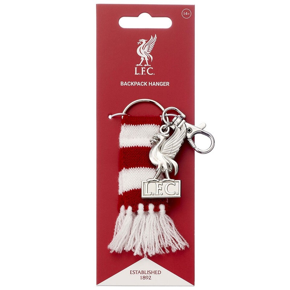 image 1 of Liverpool FC Bar Scarf Bag Charm | Red | Red/White | 1
