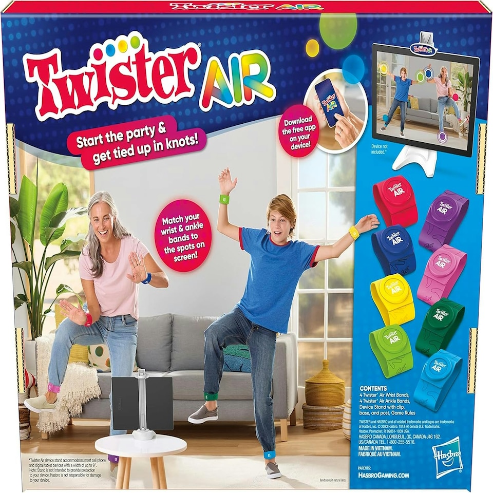 image 1 of Twister Air Party Game