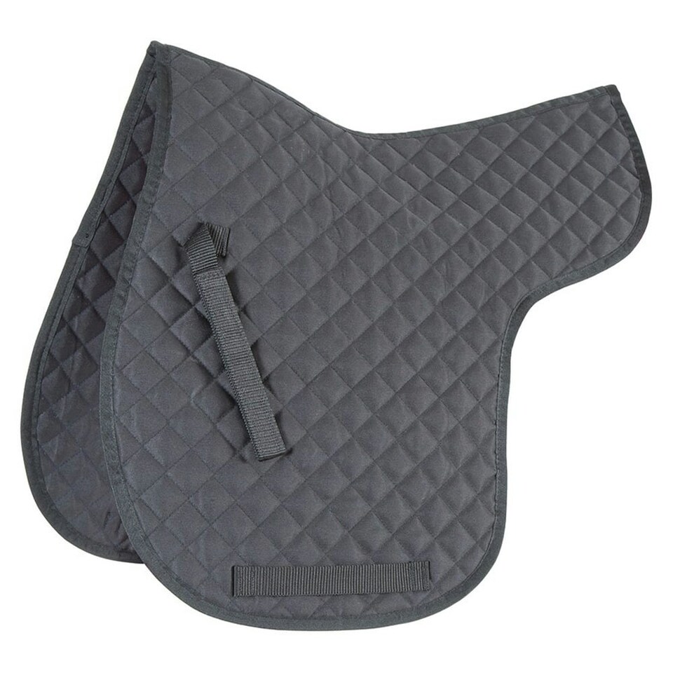 image 1 of Performance Lite Horse Numnah - Black - 14in - 14in