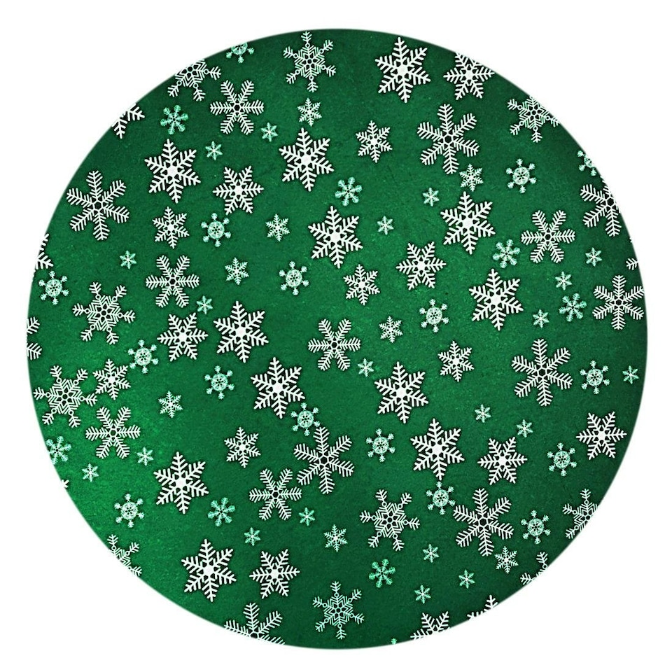 image 1 of Holly International Green Absorbent Christmas Tree Spill Mat & Floor Protector
