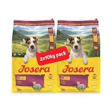Josera Mini Adult Lamb | Single meat protein | Grain free | Complete dry food for toy & small breeds | Gluten free | Herbs & Fruits | 2x10kg pack
