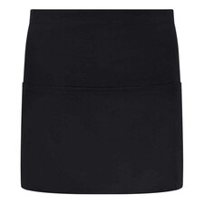 Brand Lab Unisex Adult Short Apron - Black - One Size