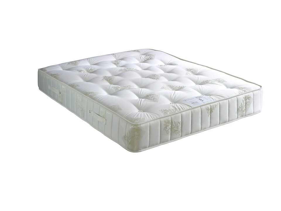image 1 of Ortho Classic Orthopaedic Green Plush Velvet 2 Drawer Divan Set And Milan Headboard King Size