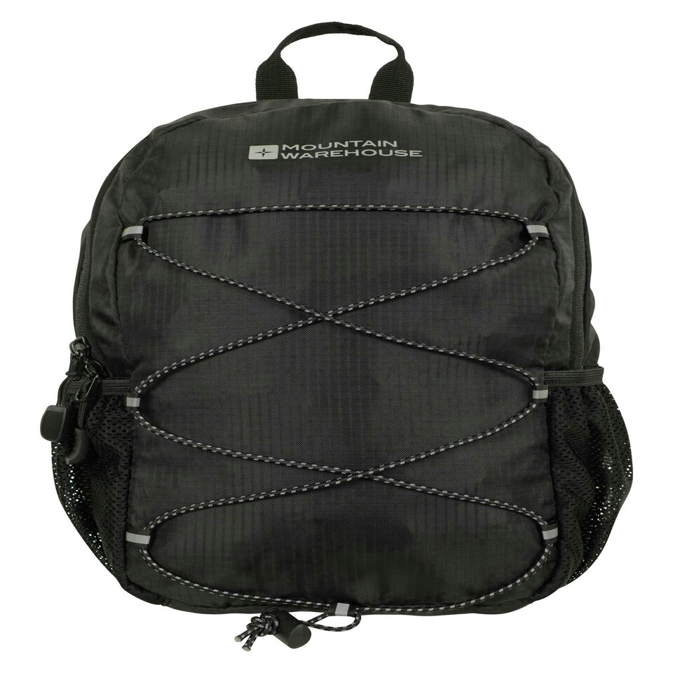 image 1 of Mountain Warehouse Trek Backpack Padded Soft Breathable Everyday Rucksack Bag Black