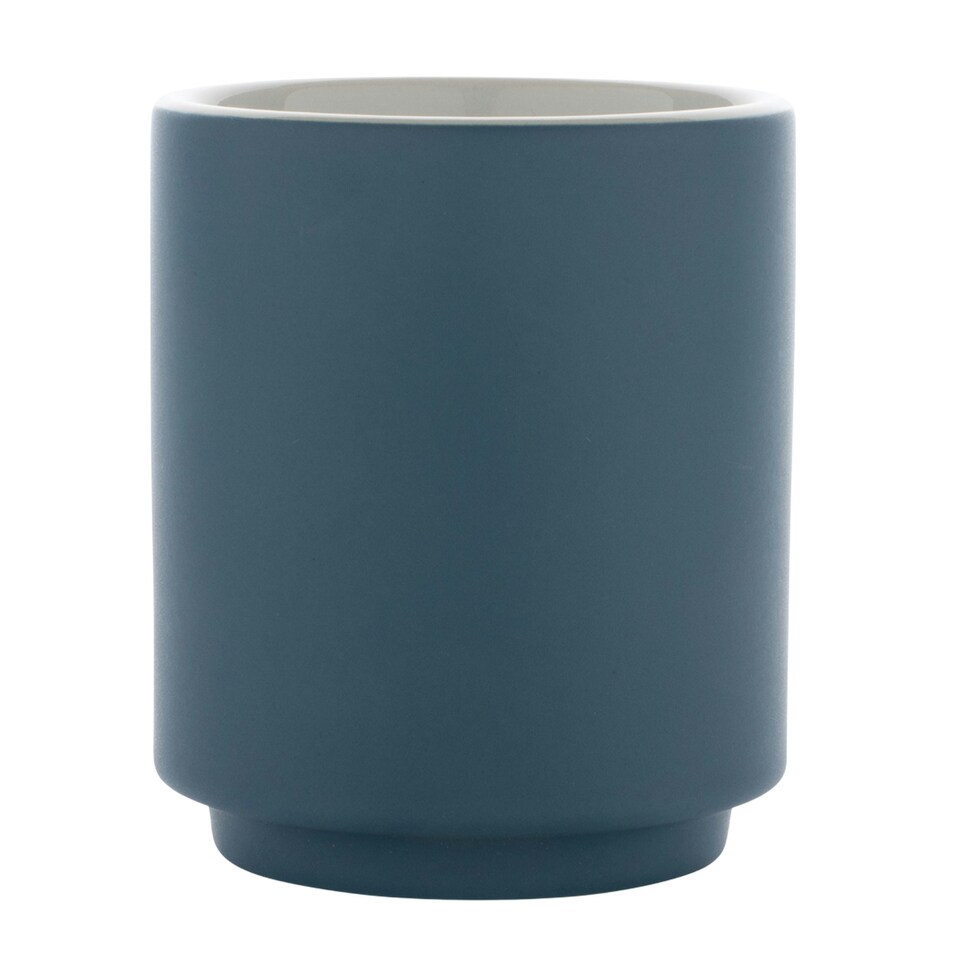 image 1 of XD Collection Stackable Ceramic 180ml Mug - Blue/White - One Size
