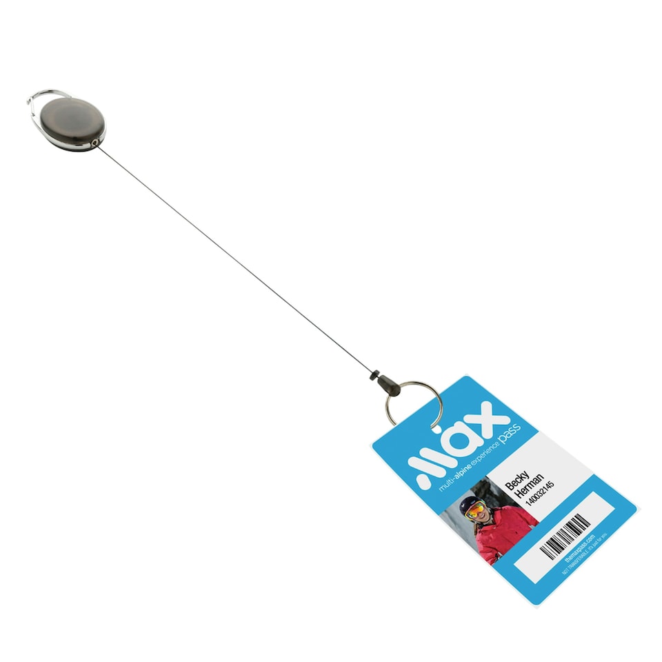 image 1 of XD Collection Recycled ABS Plastic Keyring - Black - One Size