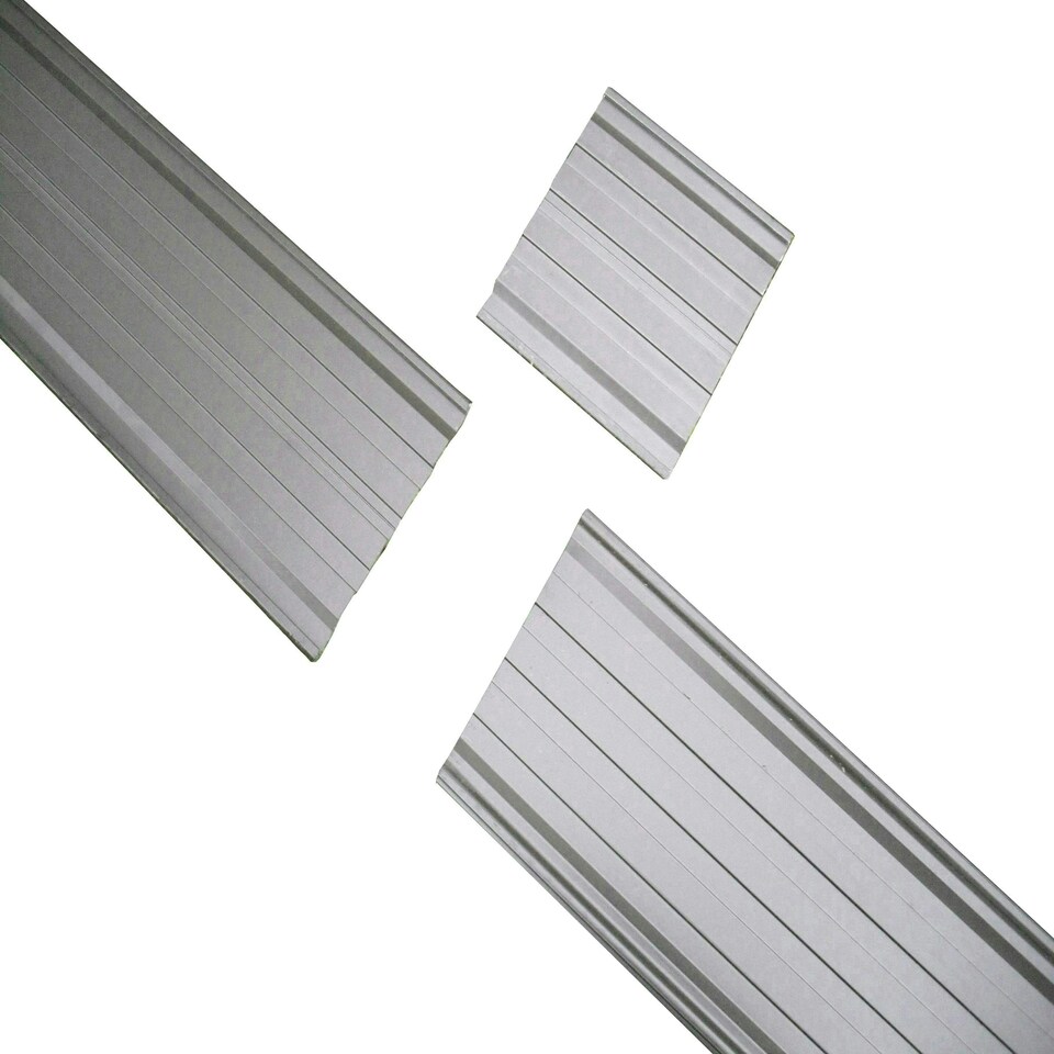 image 1 of Swift Edge Garden Edging - Lawns, Borders, Pathways, Plots, Flowerbeds, Landscaping - Aluminium 100mm tall - 12m pack - Natural