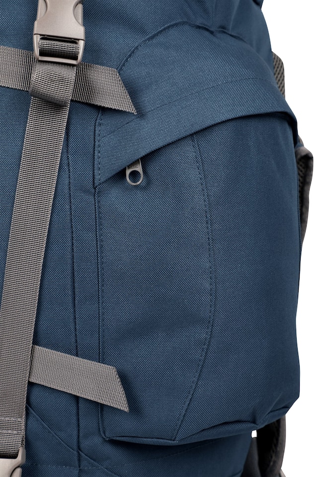 image 1 of Mountain Warehouse Tor 65L Rucksack Adjustable Back Water Resistant Hiking Backpack