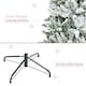 image 8 of HOMCOM 6ft Snow Flocked Artificial Christmas Tree w/ Realistic Branch Tips