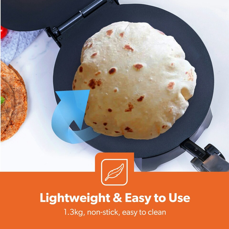 image 1 of GEEPAS 1200W Mexican Style Tortilla Press