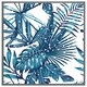 image 1 of Snow tropical leaves (Picture Frame) Grey / S