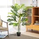 image 7 of Outsunny Artificial Tree, 150cm Tropical Palm Tree, Fake Plants in Pots, FauGreen Plant for Indoor Home Office Living Room Decoration