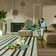 image 2 of Safetots Multi Panel Fire Surround, 51cm Deep x 164cm Wide, Grey, 70cm Tall, Child and Pet Safety, Baby and Toddler Fire Guard