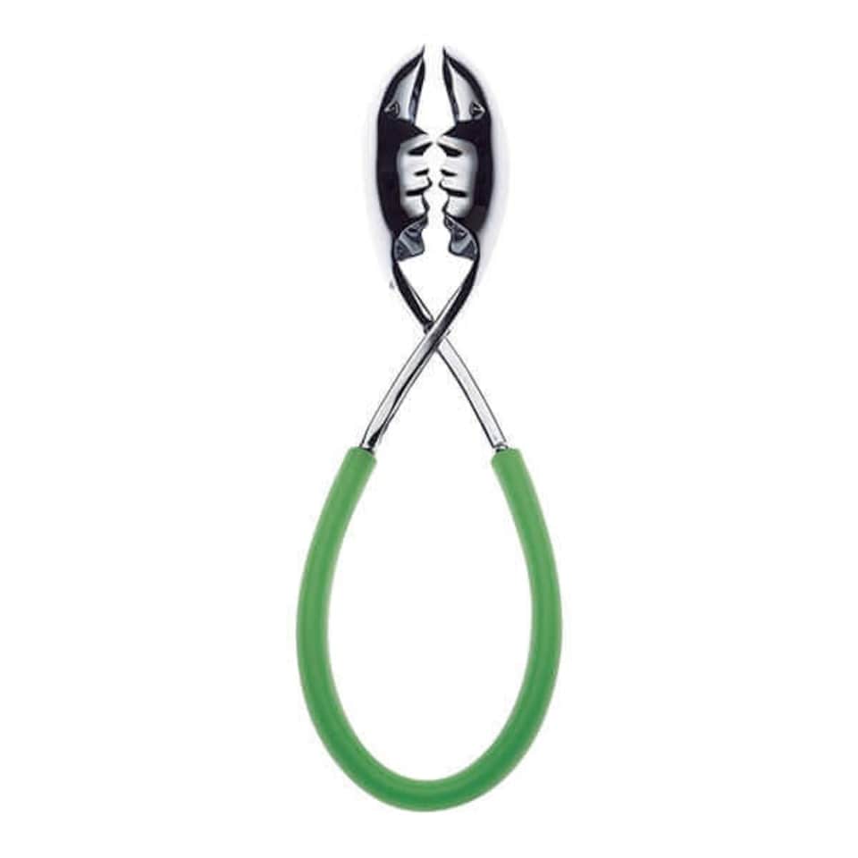 image 1 of Bugatti Kiss Salad Tongs Apple Green
