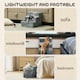 image 6 of PawHut Three-Step Portable Dog Stairs with Washable Plush Cover, for Small Pets