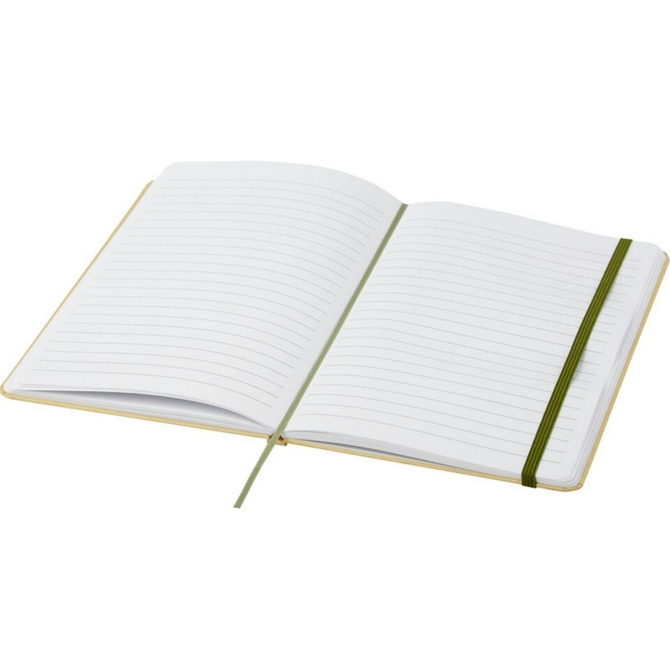 image 1 of Nelida Hard Cover Recycled A5 Notebook - Forest Green - One Size