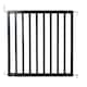 image 1 of Safetots Simply Secure Wooden Gate, 72cm - 79cm, Black, Wooden Stair Gate, Screw Fit Baby Gate, Safety Barrier