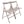 Dove Grey, Harbour Housewares Beech Wood Folding Chairs - Dove Grey - Pack of 2 | Grey | Dove Grey