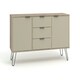 image 4 of Core Products Augusta Driftwood, Medium Sideboard With 2 Doors, 3 Drawers H73.6cm x W130.6cm x D43cm Cream