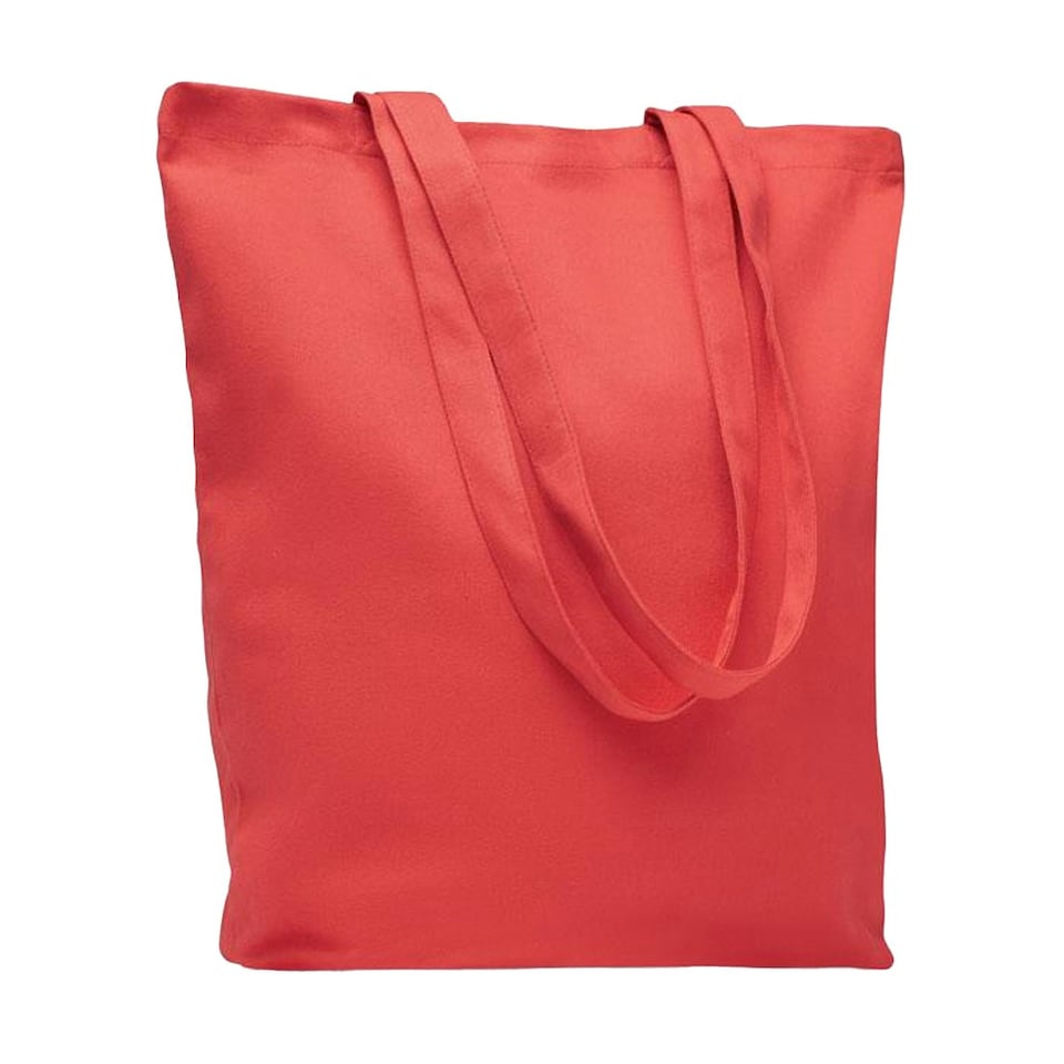 image 1 of MidOcean Rassa Canvas Shopper Bag - Red - One Size | Red