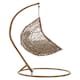 image 3 of Interiors by Premier Luxurious Brown Rattan Hanging Chair, Versatile Lounge Chair, Sturdy Bedroom Chair, Modern Garden Chair