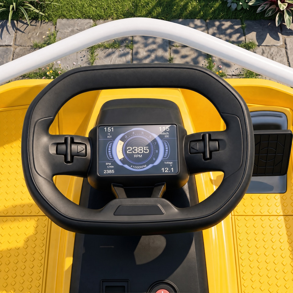 image 1 of AIYAPLAY 24V Electric Go Kart for Kids with Drift Mode, Soft Start