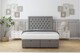 image 1 of Sloomy Montana Pewter Dumfries Ottoman Bed With Mattress With 26" Strutted Headboard 3' Single