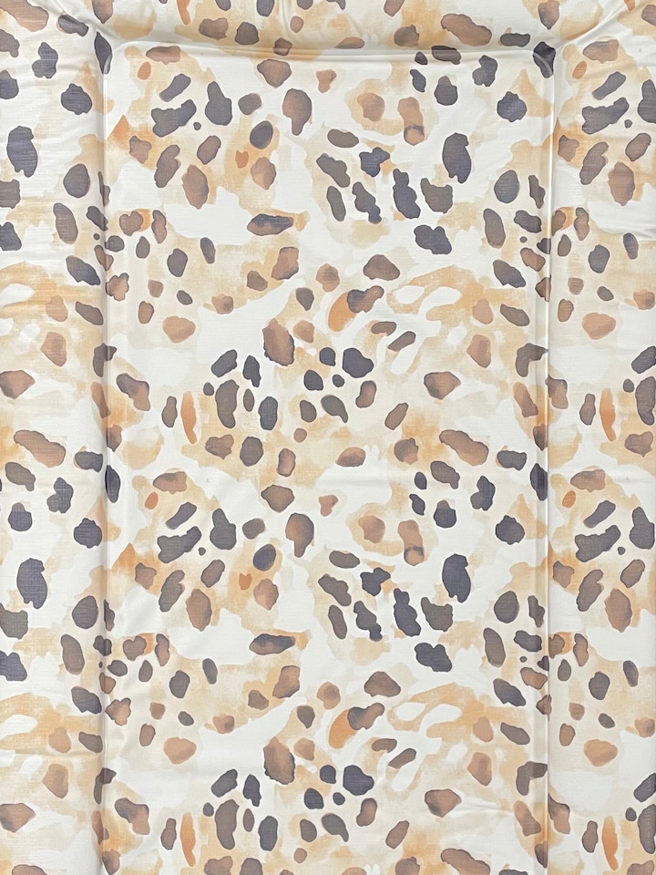 image 1 of Babybase Padded Changing Mat 74 x 46cm Leopard Print