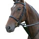 image 2 of Hy Leather Bib Martingale - Black - Full