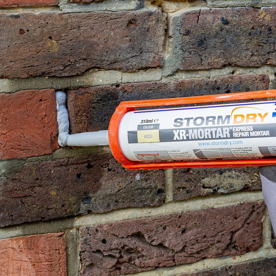 image 1 of Stormdry XR Mortar (310ml x3 ) Waterproof Repair Mortar for Bricks & Masonry. Ready-to-Use, Cement-Free Mix for Cracks & Pointing