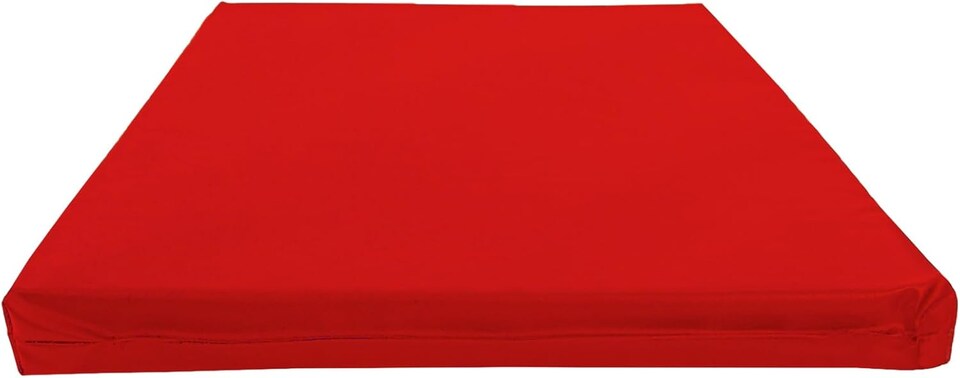 image 1 of Actiaspet Heavy Duty Waterproof Dog Crate Bed with Hard Wearing 1000D Polyester Faux Leather Outer (Red, Medium)