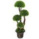 image 1 of COSTWAY 90 cm Artificial Tree Decor Topiary Ball Plant Green | One Size