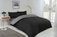 image 4 of Brights Reversible Duvet King Bed BlackGrey