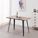 image 10 of Rocco LUX Dining Table Single, Light Walnut Brown | Oak