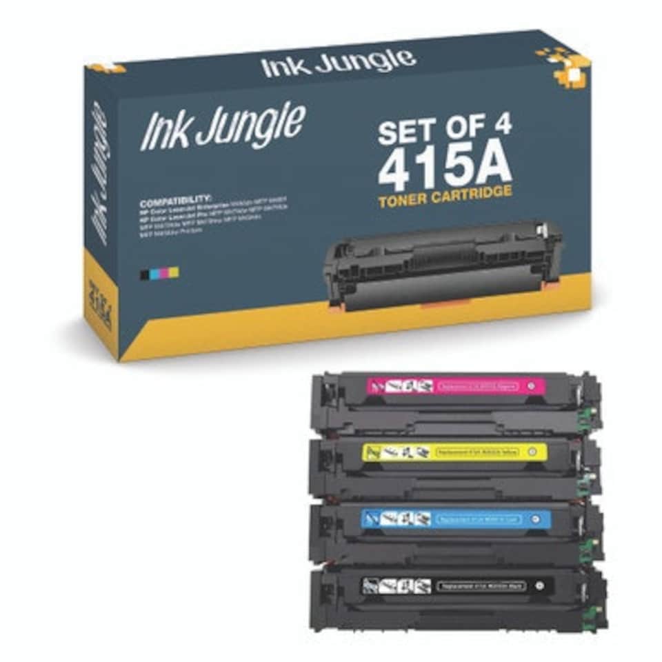 image 1 of Set of 4 Compatible HP 415A Toner Cartridge Multipack Multi