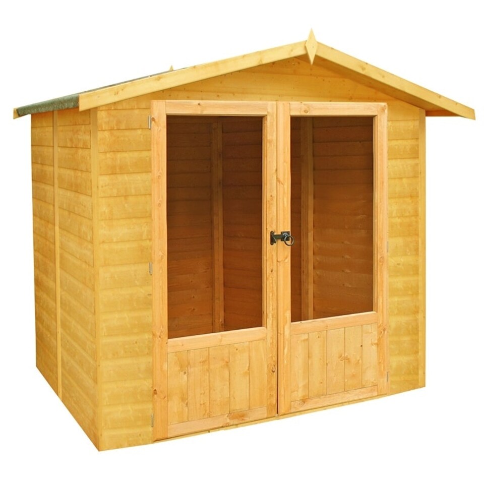 image 1 of Avance Shiplap Summerhouse Garden Sun Room Approx 7 x 5 Feet Brown