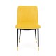 image 3 of Celeste Premium Mustard Dining Chairs - Set of 2