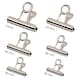 image 4 of Pack of 12 Metal 63mm Spring Binding Grip Clips