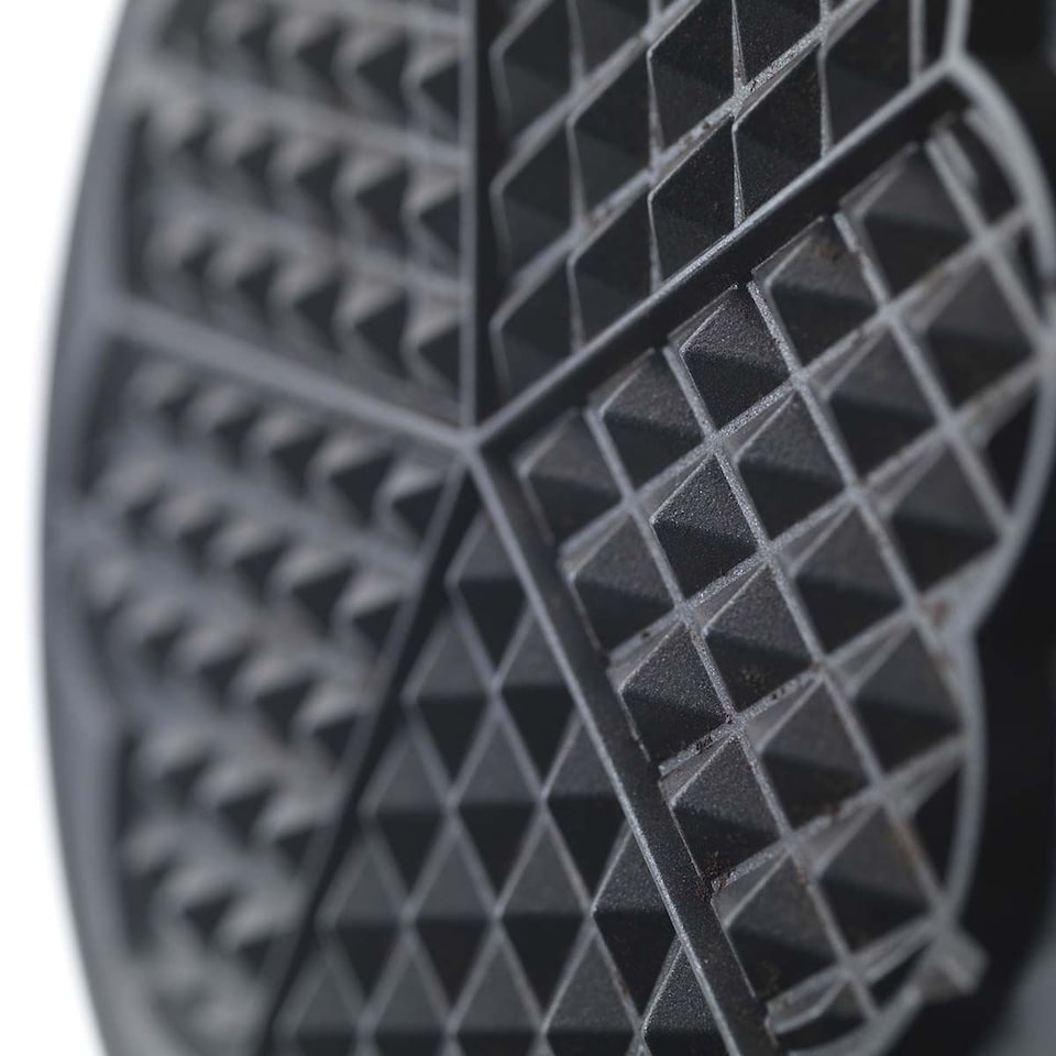 image 1 of Trebs Waffle Maker Iron, Double Heart Shape Waffle Machine with Non Stick Plates & Adjustable Temperature Control, 1200W