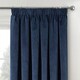 image 3 of Luxury Enhanced Living Navy Velvet, Supersoft, Blackout, Thermal Curtains with Tape Top (PAIR) - 66 x 54 inch (168x137cm)