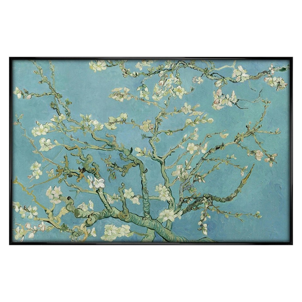 image 1 of Gloss Black Framed Van Gogh (Almond Blossom) Maxi Poster