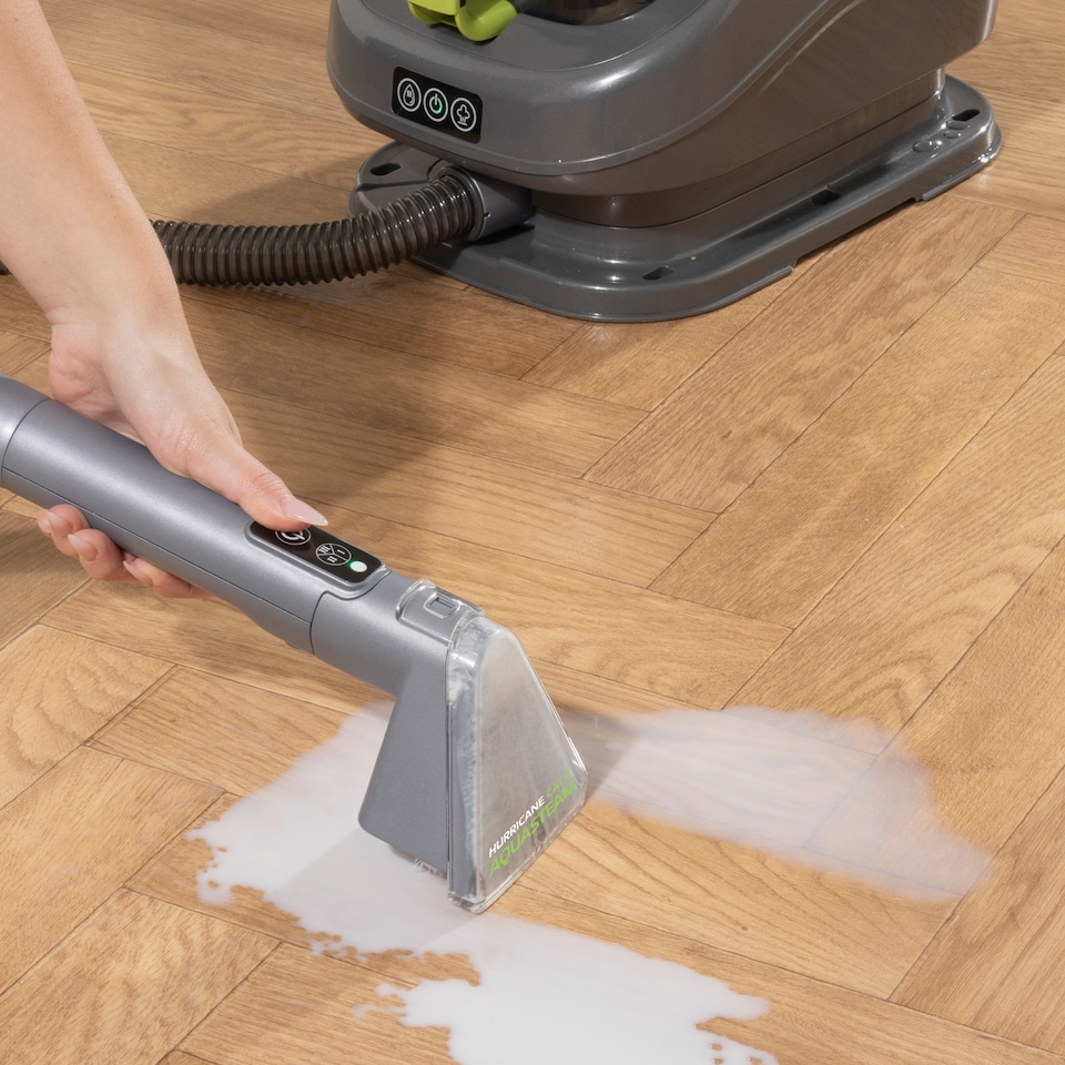 image 1 of Daewoo AquaSteam Upholstery Steam Cleaner Spot Washer & Carpet Stain Remover 1300W