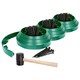 image 1 of Harbour Housewares Flexible Plastic Lawn & Path Edging with 120 Pegs & Mallet - 30m x 4cm - Green | Green | Green | 3
