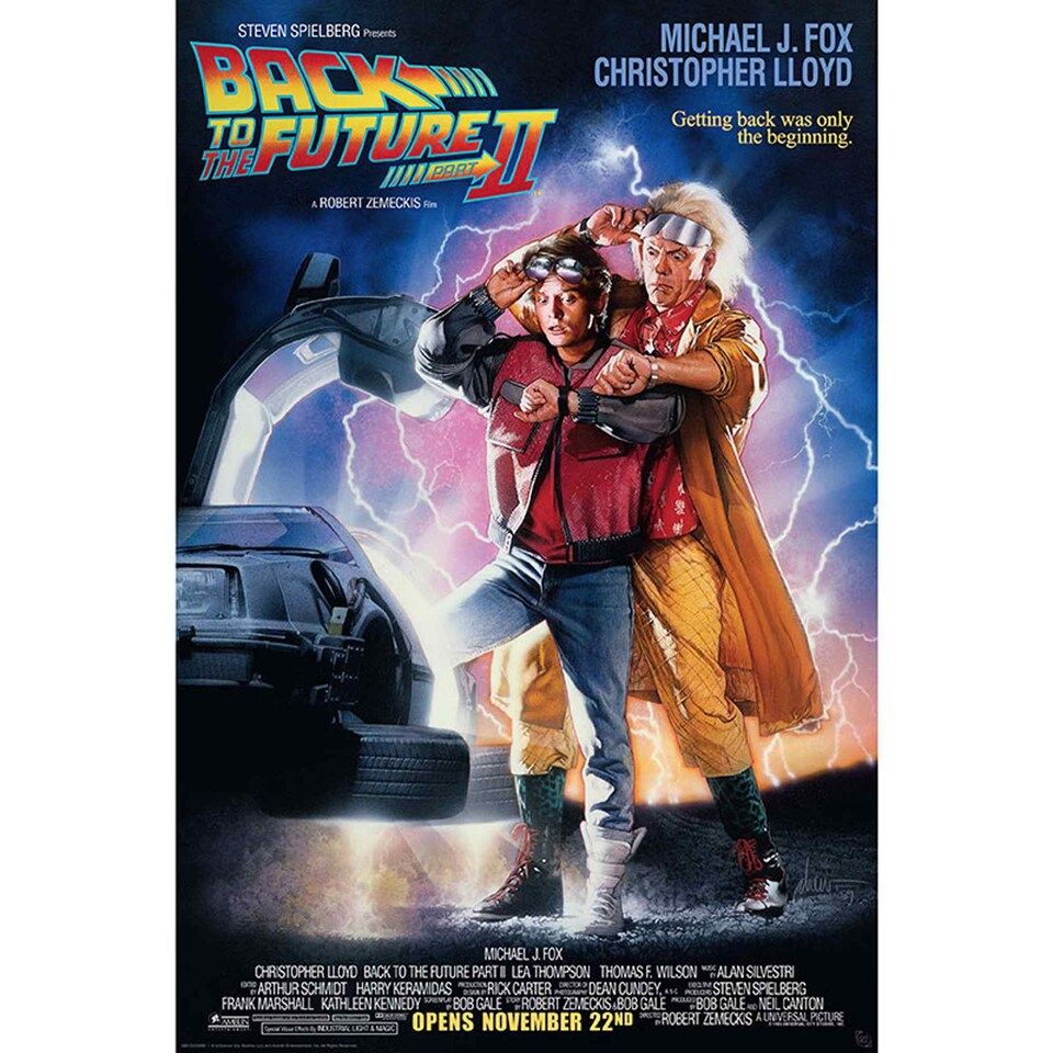 Back To The Future II Movie Poster 61 x 91.5cm Maxi Poster - Tesco