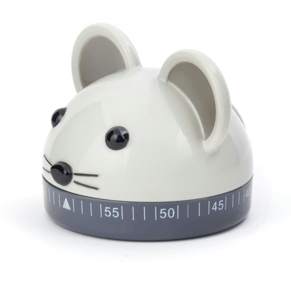 image 1 of Kikkerland Kitchen Mouse Egg Timer
