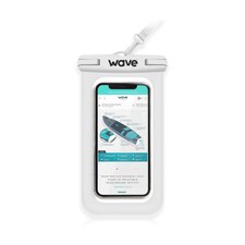 Wave Waterproof Phone Cover, White
