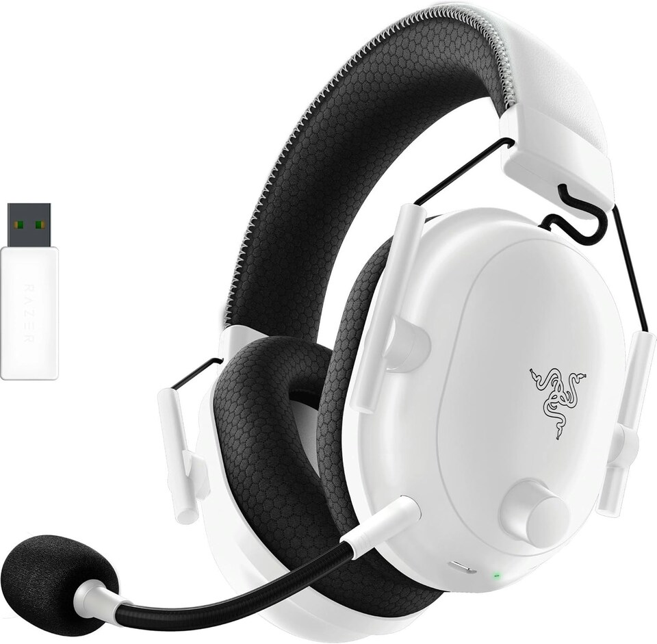 image 1 of Razer BlackShark V2 Pro White (2023) for PC Premium Wireless Headset | White | Black